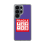 スリムプロテクションケース［ FRAGILE Sticker - Purple ］