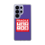 スリムプロテクションケース［ FRAGILE Sticker - Purple ］