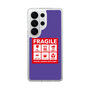 スリムプロテクションケース［ FRAGILE Sticker - Purple ］