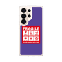 スリムプロテクションケース［ FRAGILE Sticker - Purple ］