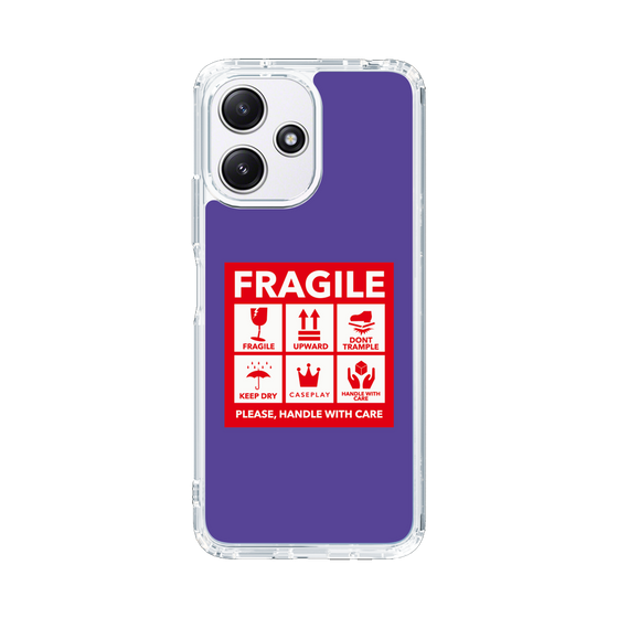 スリムプロテクションケース［ FRAGILE Sticker - Purple ］