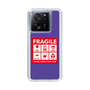 スリムプロテクションケース［ FRAGILE Sticker - Purple ］