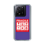 スリムプロテクションケース［ FRAGILE Sticker - Purple ］