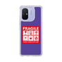 スリムプロテクションケース［ FRAGILE Sticker - Purple ］