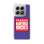 スリムプロテクションケース［ FRAGILE Sticker - Purple ］