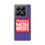スリムプロテクションケース［ FRAGILE Sticker - Purple ］