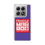 スリムプロテクションケース［ FRAGILE Sticker - Purple ］