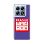 スリムプロテクションケース［ FRAGILE Sticker - Purple ］