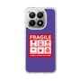 スリムプロテクションケース［ FRAGILE Sticker - Purple ］