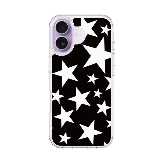 スリムプロテクションケース［ Stars - Black ］