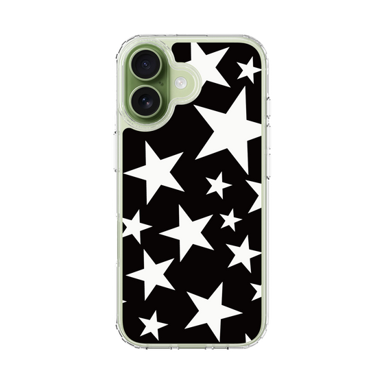 スリムプロテクションケース［ Stars - Black ］