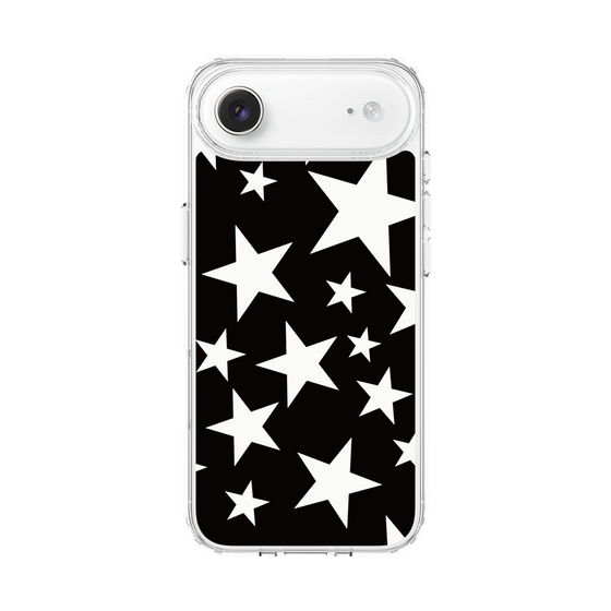 スリムプロテクションケース［ Stars - Black ］