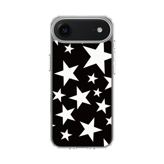 スリムプロテクションケース［ Stars - Black ］