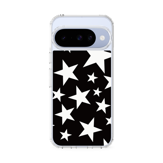 スリムプロテクションケース［ Stars - Black ］