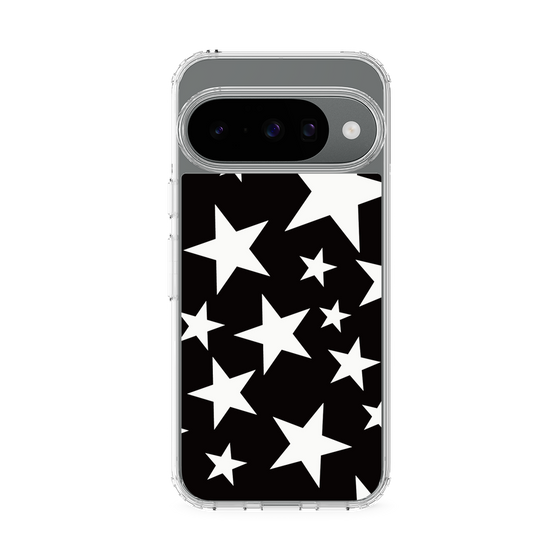 スリムプロテクションケース［ Stars - Black ］