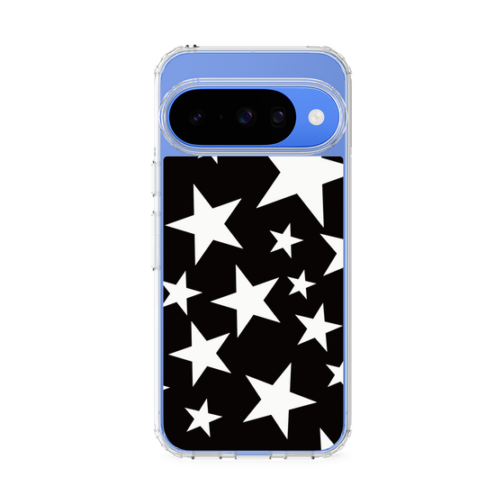 スリムプロテクションケース［ Stars - Black ］