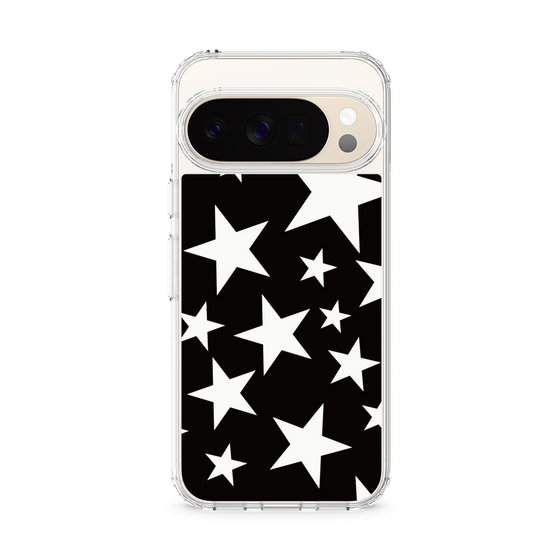 スリムプロテクションケース［ Stars - Black ］