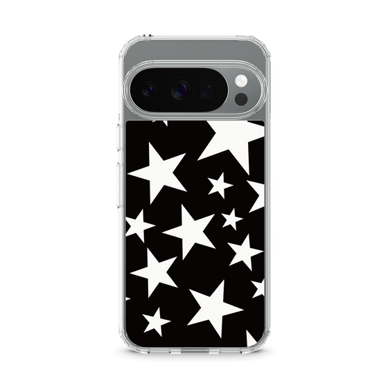スリムプロテクションケース［ Stars - Black ］