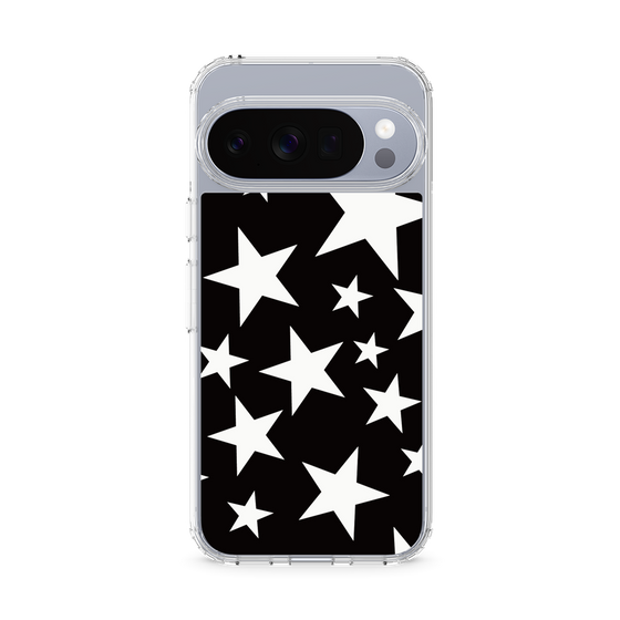 スリムプロテクションケース［ Stars - Black ］