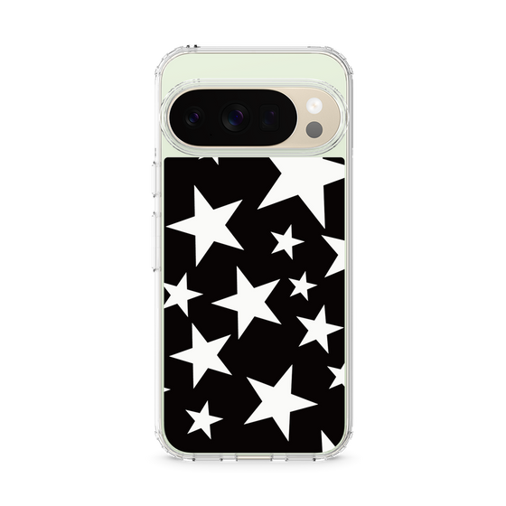 スリムプロテクションケース［ Stars - Black ］