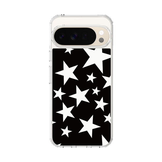 スリムプロテクションケース［ Stars - Black ］