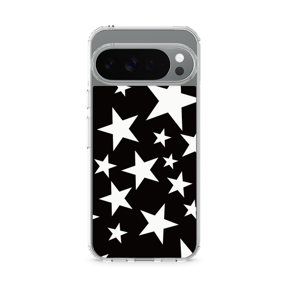 スリムプロテクションケース［ Stars - Black ］