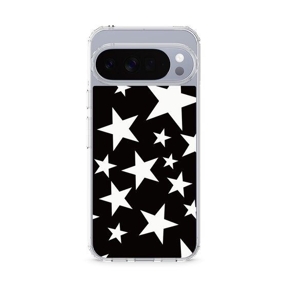 スリムプロテクションケース［ Stars - Black ］