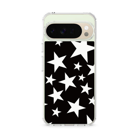 スリムプロテクションケース［ Stars - Black ］