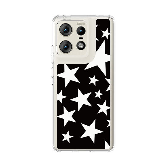 スリムプロテクションケース［ Stars - Black ］