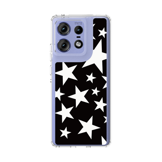 スリムプロテクションケース［ Stars - Black ］