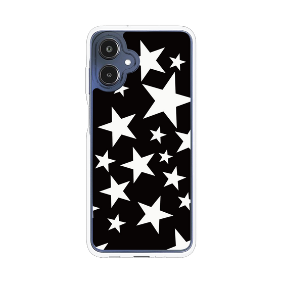 スリムプロテクションケース［ Stars - Black ］