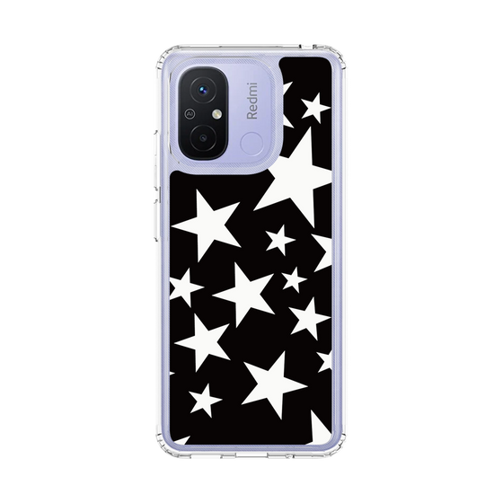 スリムプロテクションケース［ Stars - Black ］