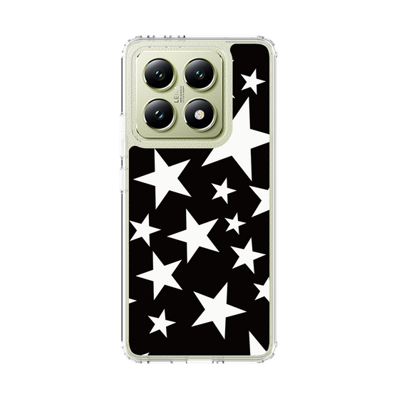 スリムプロテクションケース［ Stars - Black ］