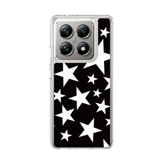 スリムプロテクションケース［ Stars - Black ］