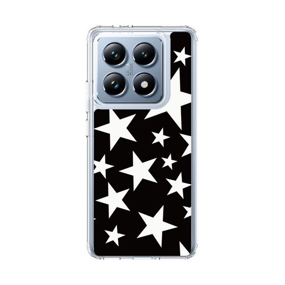 スリムプロテクションケース［ Stars - Black ］