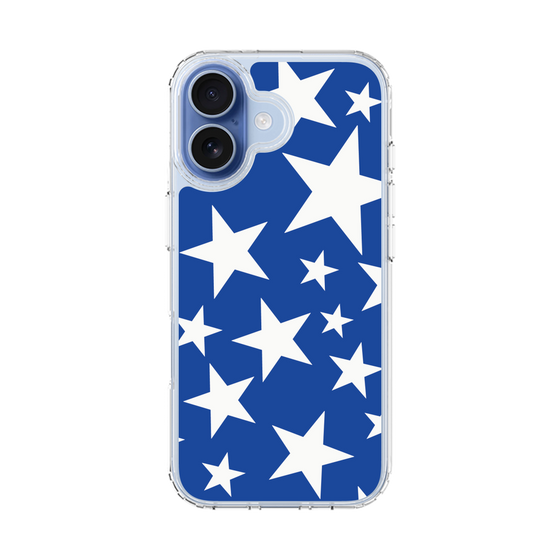 スリムプロテクションケース［ Stars - Blue ］