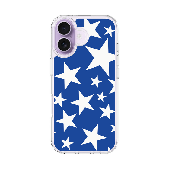 スリムプロテクションケース［ Stars - Blue ］