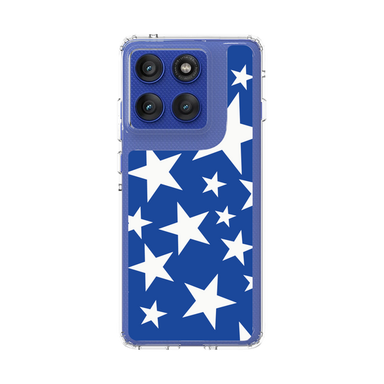 スリムプロテクションケース［ Stars - Blue ］