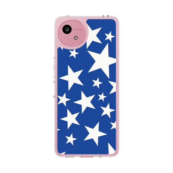 スリムプロテクションケース［ Stars - Blue ］