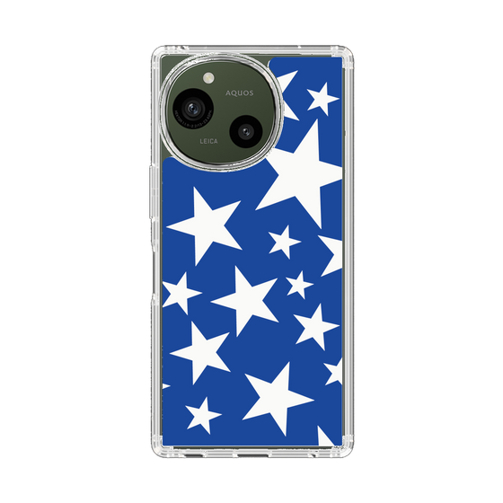 スリムプロテクションケース［ Stars - Blue ］