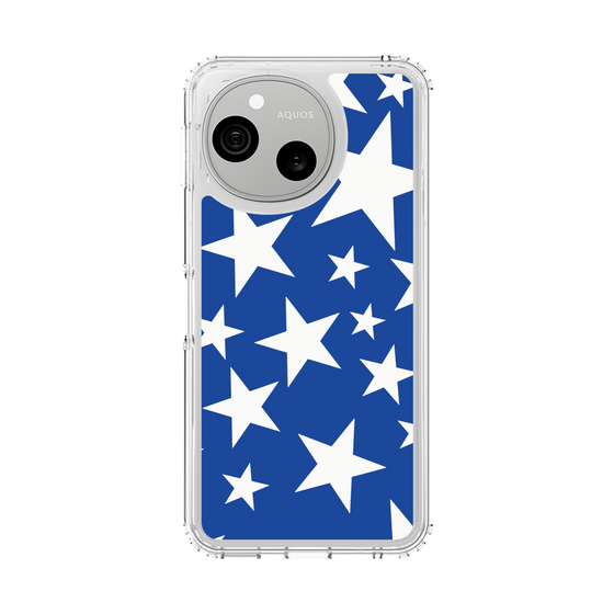 スリムプロテクションケース［ Stars - Blue ］