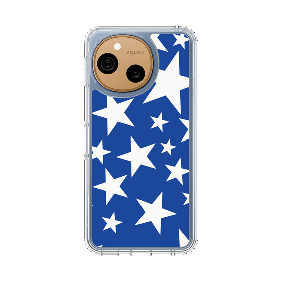 スリムプロテクションケース［ Stars - Blue ］