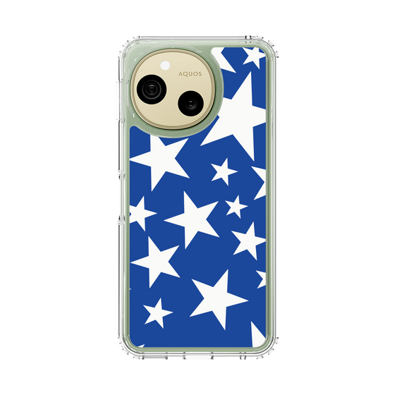 スリムプロテクションケース［ Stars - Blue ］