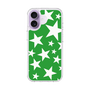 スリムプロテクションケース［ Stars - Green ］