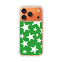 スリムプロテクションケース［ Stars - Green ］