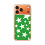 スリムプロテクションケース［ Stars - Green ］
