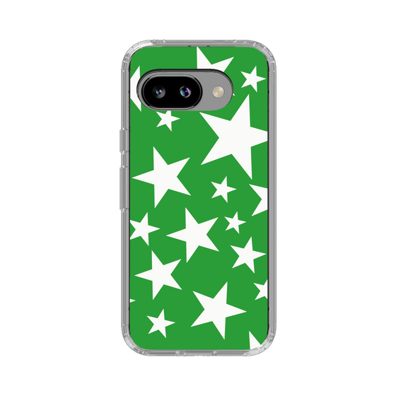 スリムプロテクションケース［ Stars - Green ］
