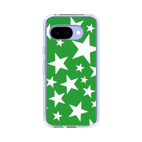 スリムプロテクションケース［ Stars - Green ］
