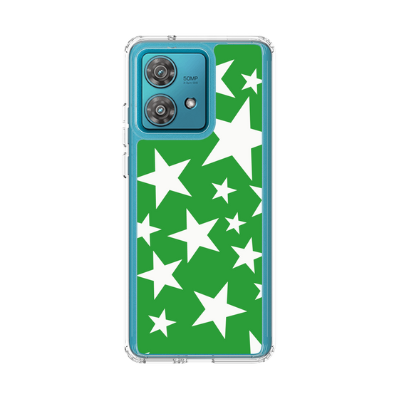 スリムプロテクションケース［ Stars - Green ］