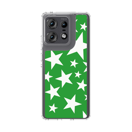 スリムプロテクションケース［ Stars - Green ］